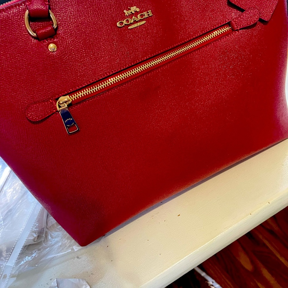 Coach Tote Large Red